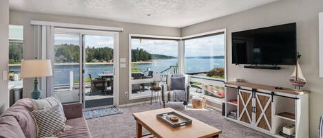 TV connectée, cheminée