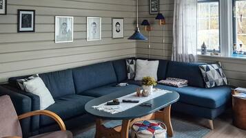 Smart TV y chimenea