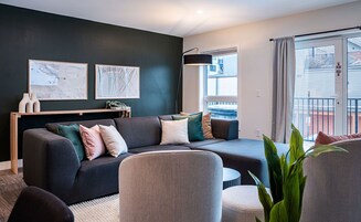 Televisión de pantalla plana, chimenea