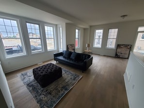 TV, fireplace, video games, table tennis