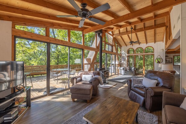 TV, DVD player, table football