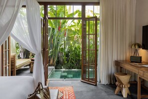 Pavilion Pool Suite with Daily Breakfast | 1 bedroom, Egyptian cotton sheets, premium bedding, pillow-top beds - La Reserve 1785 Canggu - Adults Only (Canggu)