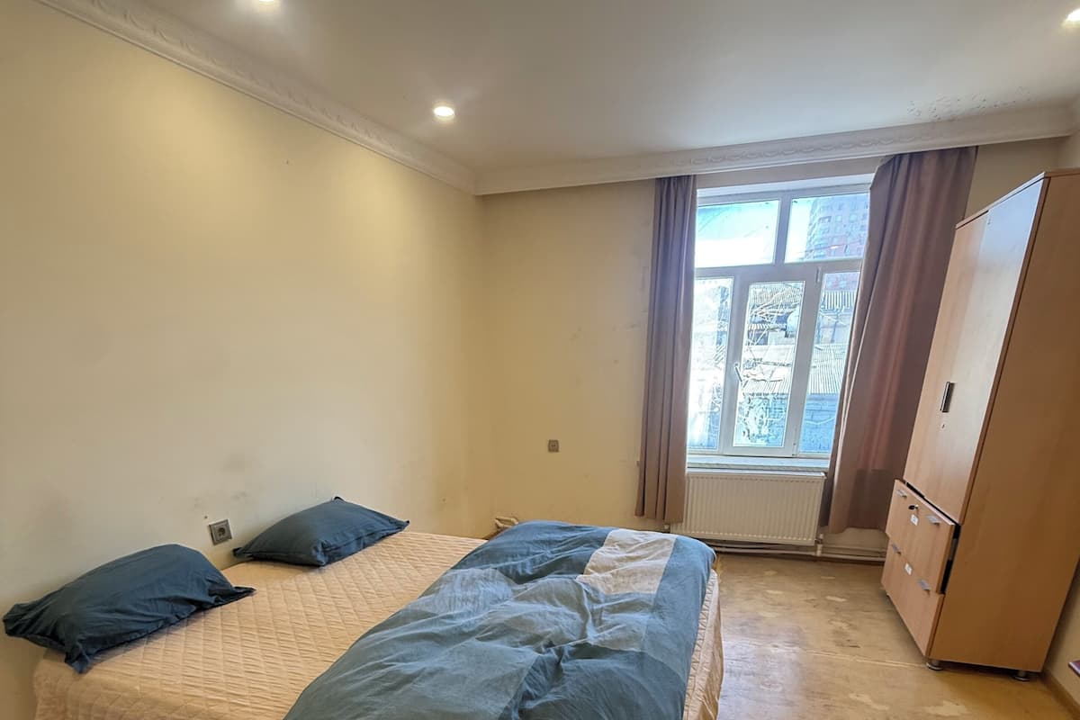 Een laptopwerkplek, een strijkplank/strijkijzer, gratis wifi, beddengoed