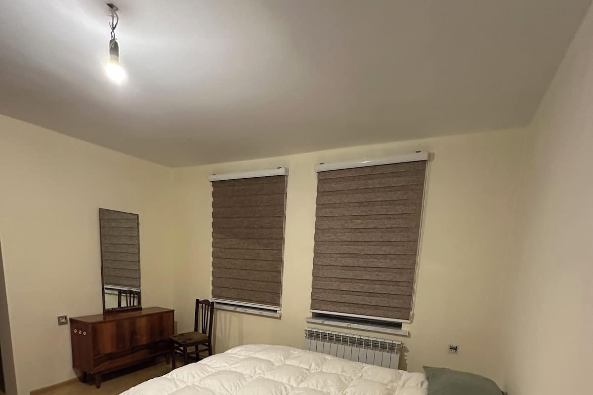 Laptop workspace, iron/ironing board, free WiFi, bed sheets