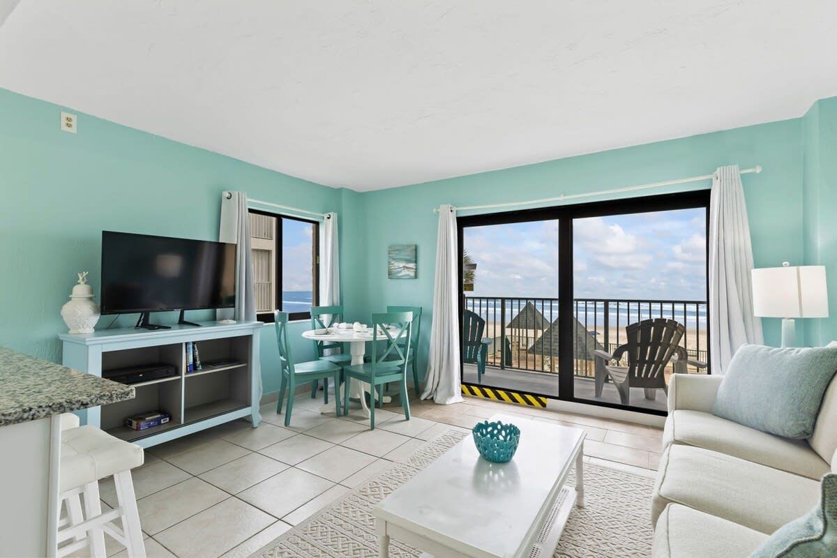 Living Area with Balcony