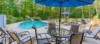 Escape the city to this Spacious and Clean 5BR / 3.5BA home with a Heated Pool and Spa on 8 Acres in Horse & Wine Country