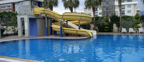 Indendørs pool, udendørs pool