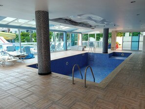 Indoor pool, outdoor pool