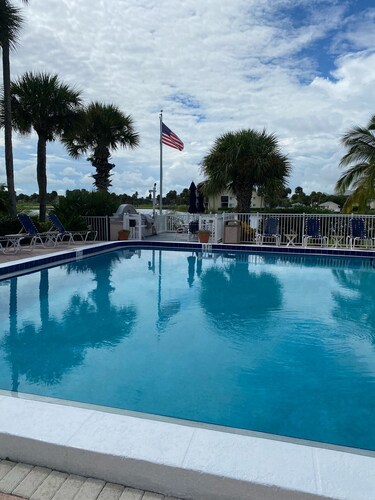 Walk to the beach and pool.