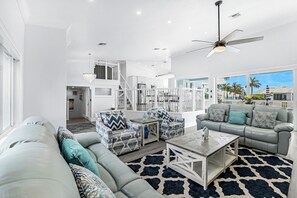 Smart TV, foosball, table tennis, books