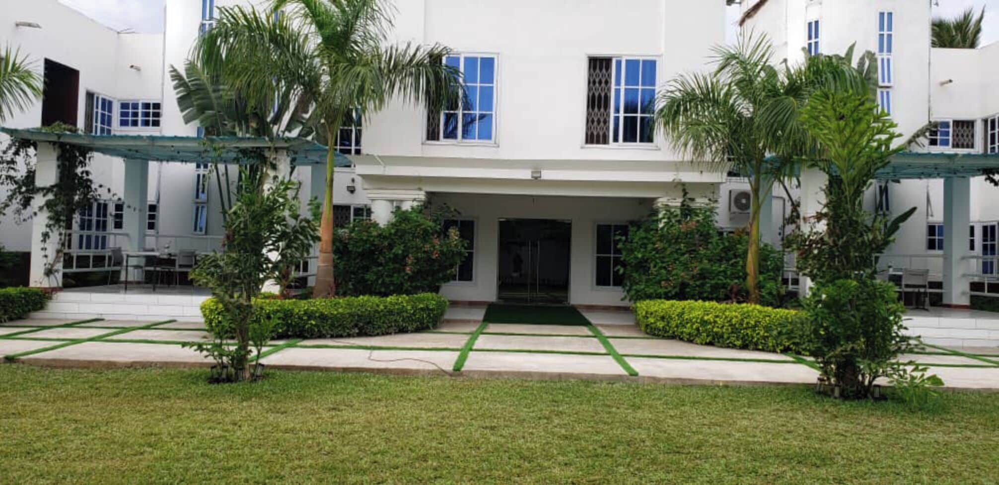 Façade de l’hébergement