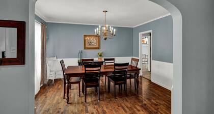 Charming 4BR family home w/ private deck off master, big yard and patio