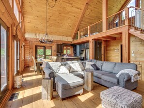 TV connectée, cheminée