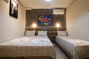 设计三人房 | 免费 WiFi、床单