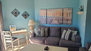 Smart TV, DVD player, books