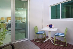 Outdoor dining - Ocean View Studio • by Magen's • Pool & Generator (Northside)