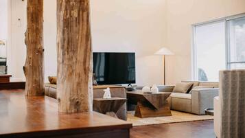 Vintners Residence | Living area | 40-inch Smart TV with digital channels, TV, fireplace