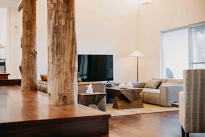 Smart TV, chimenea, Netflix, servicios de streaming