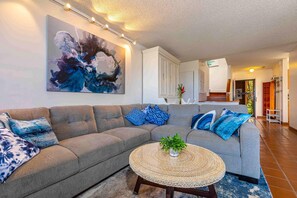 Townhome, 2 Bedrooms | Living room | TV - Wailea Ekahi #30b by Ali'i Resorts (Kihei)