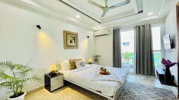 Apartemen, 3 kamar tidur | 3 kamar tidur, meja kerja, setrika/meja setrika, dan Wi-Fi gratis