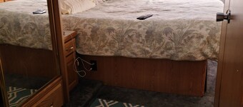 Cozy and private with electric fireplace