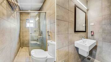 Deluxe Double Room | Bathroom | Shower, free toiletries, hair dryer, towels