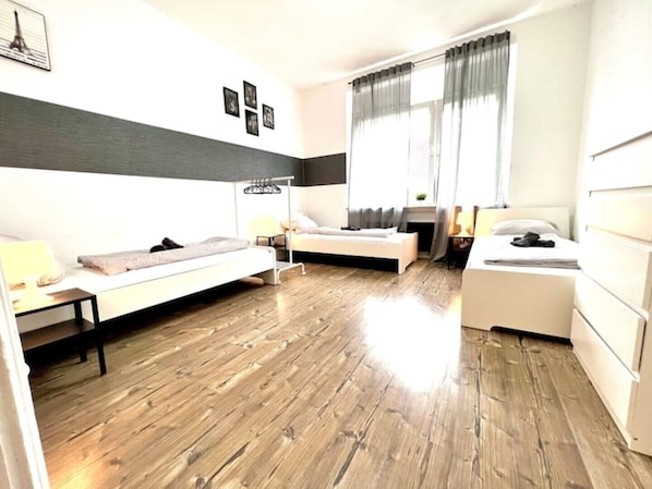2 habitaciones, wifi gratis y ropa de cama 