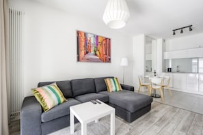 Appartement Deluxe | Coffre-fort pour ordinateur portable, rideaux d’obscurcissement