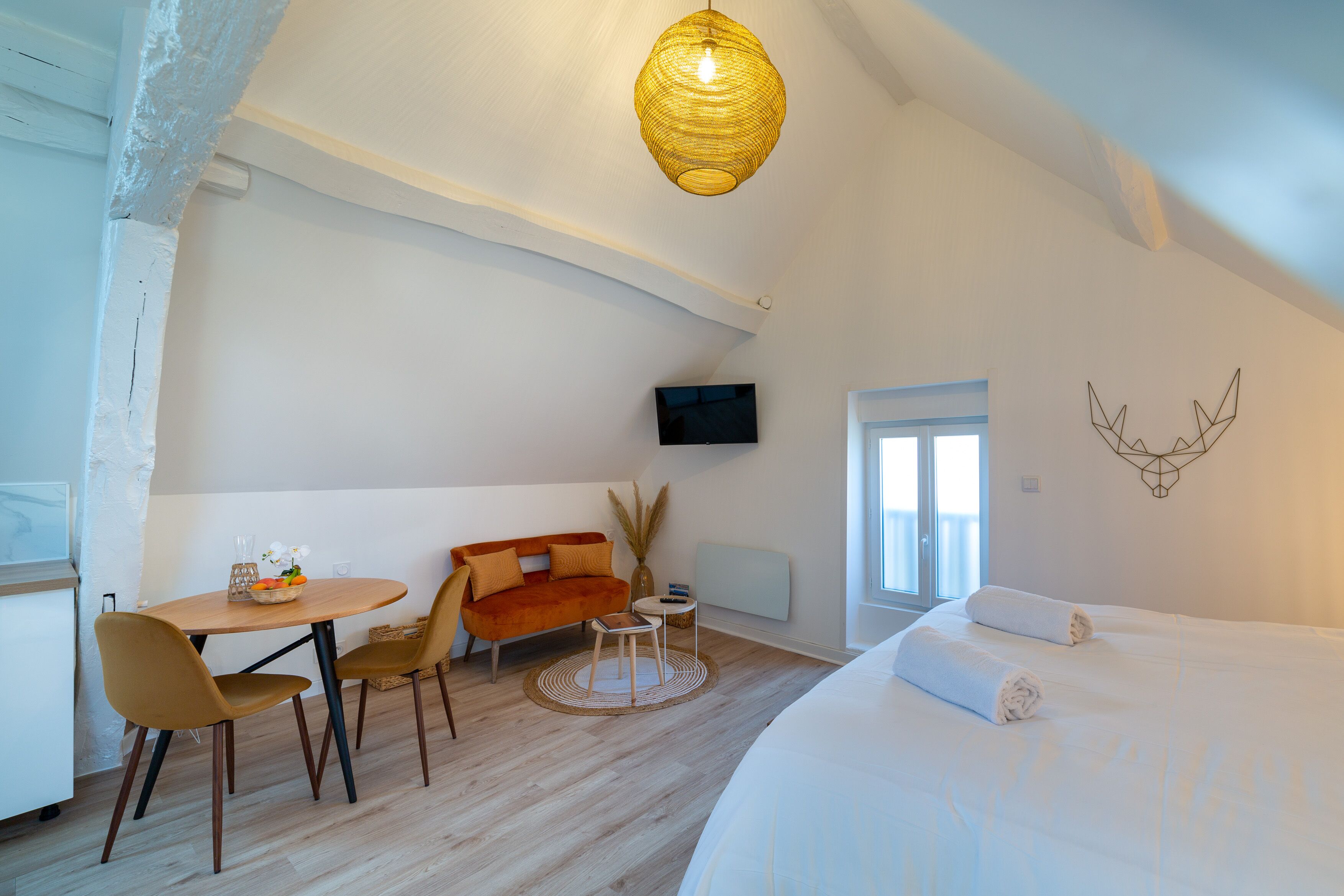 1 chambre, Wi-Fi gratuit, draps fournis