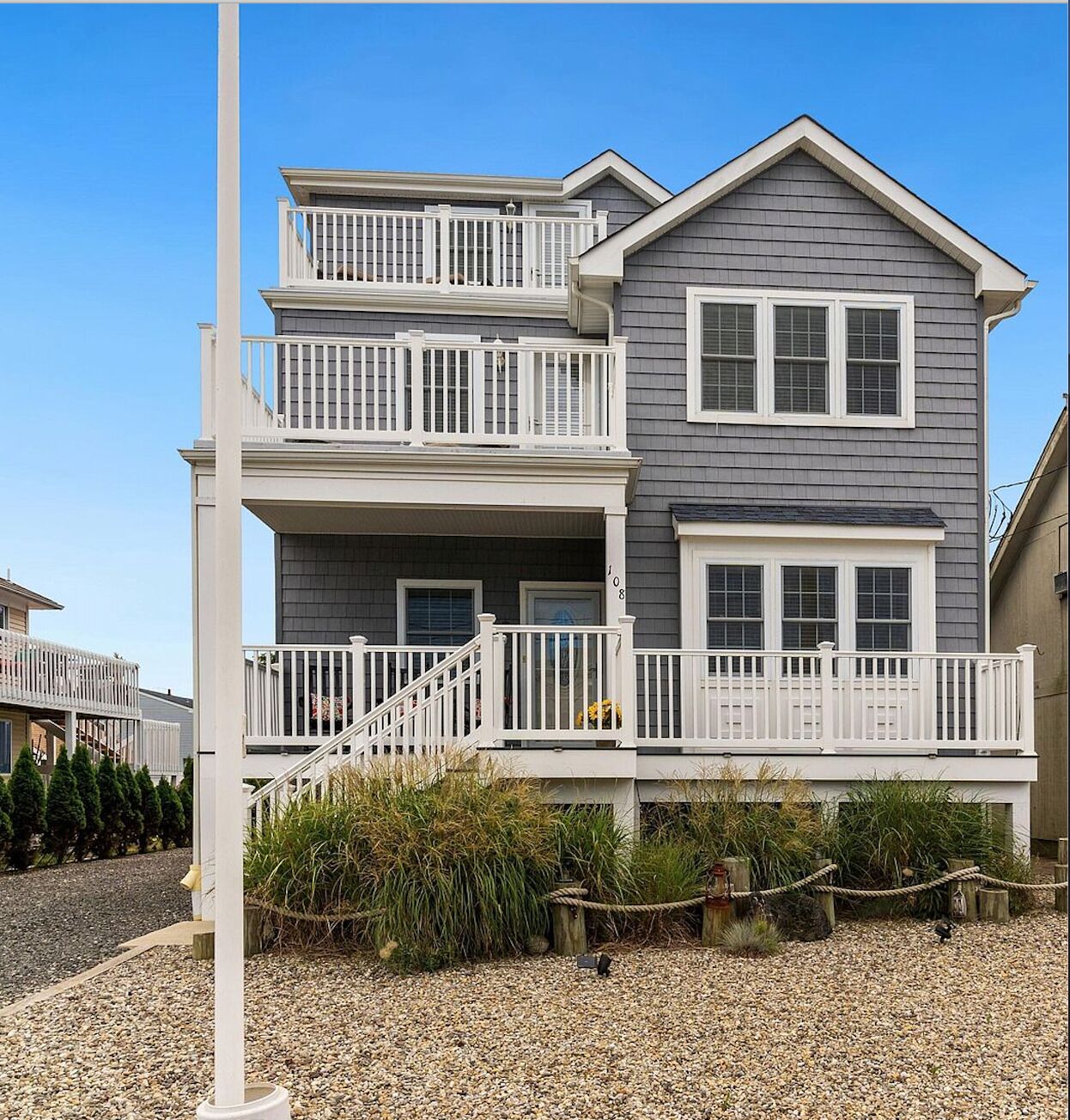 Spacious Home with views of Lake and Beach from deck!