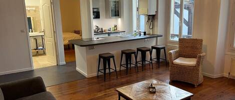 Småhus – classic, byutsikt | Oppholdsområde