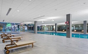 Una piscina climatizada