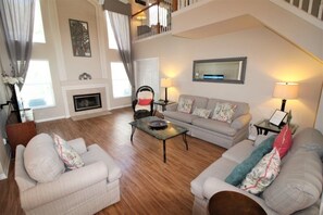 獨棟房屋, 3 間臥室 | 客廳 | 電視