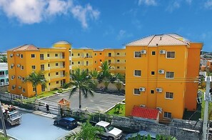 Exterior - Villa Sol Apartments With Panoramic View Pool lights (Punta Cana)