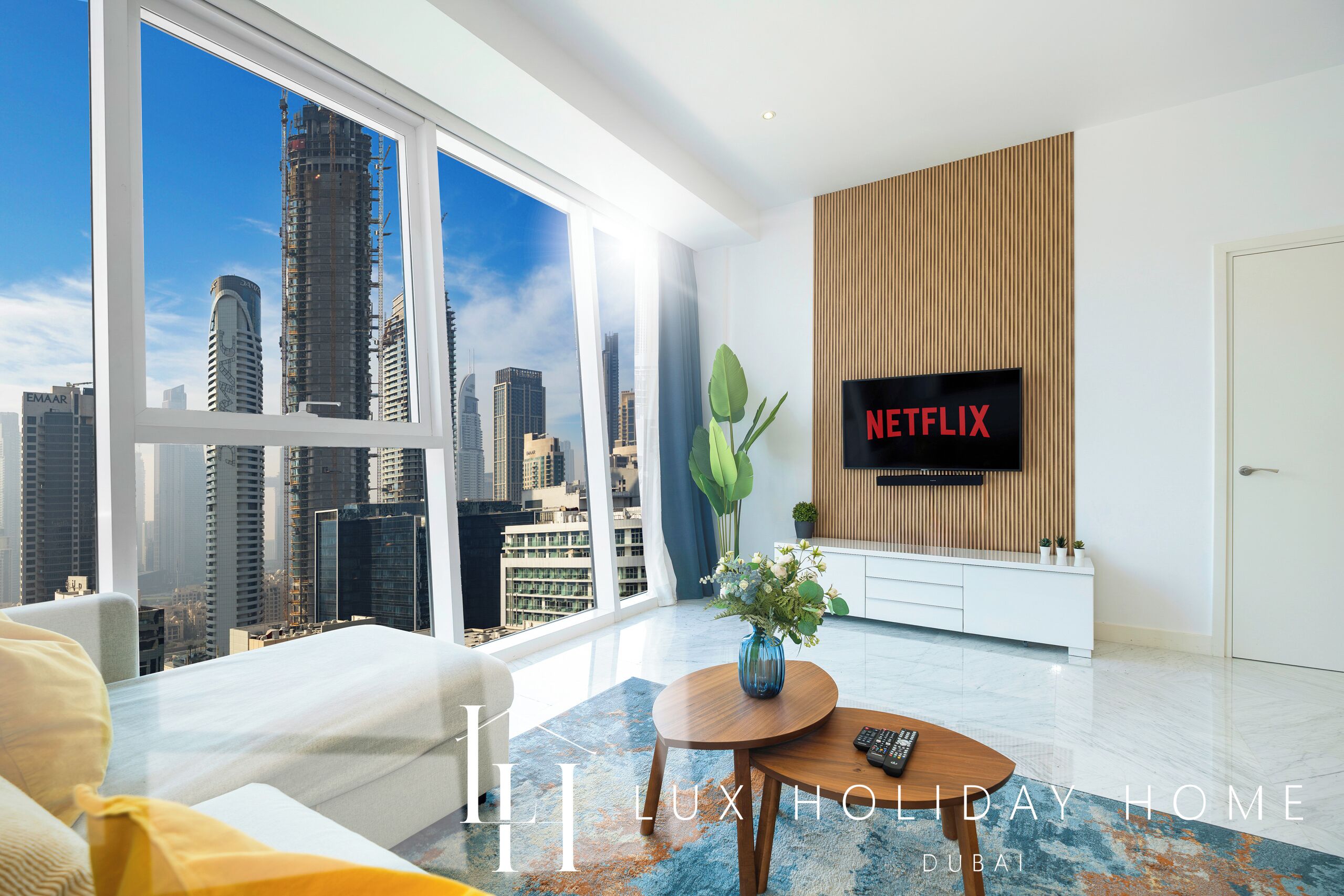 Appartement Deluxe, 1 grand lit et 1 canapé-lit, non-fumeur, vue ville | Coin séjour