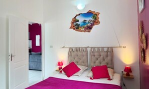 2 bedrooms, iron/ironing board, free WiFi, bed sheets