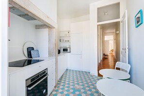 Apartment, 3 Bedrooms | Private kitchen | Fridge, microwave, oven, coffee/tea maker - Conde 3BDR Luxury (Lisbon)