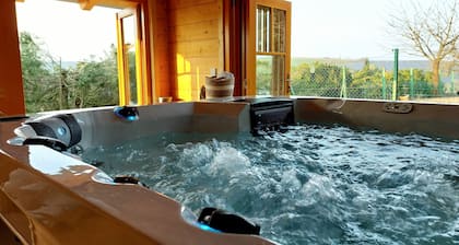 Vacation home with garden, playground, whirlpool, wood-fired sauna, pet-friendly