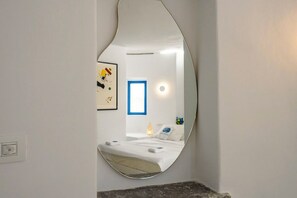 Romantic Suite, 1 Bedroom, Terrace, Sea View (Blue Suite) | 1 bedroom, premium bedding, memory foam beds, individually decorated - Zen Blue Mills (Kea)