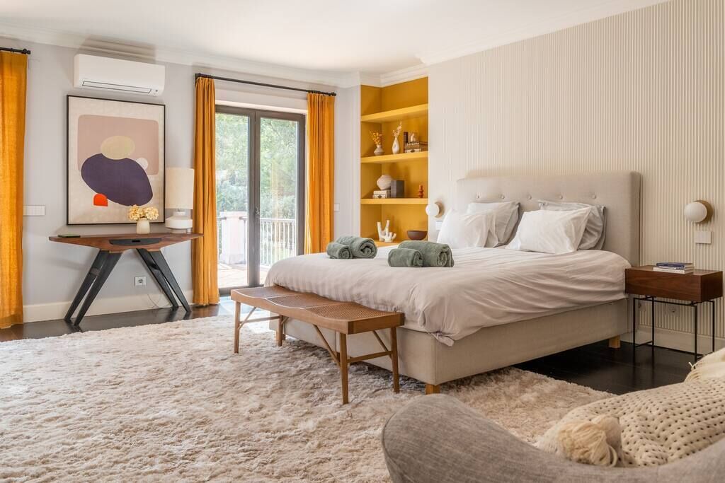 7 quartos, ferros/tábuas de passar roupa, Wi-Fi de cortesia