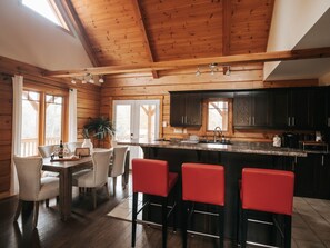 Dining - Private Cabin getaway, located on 16 acre property. (Pet Friendly!) (Madoc)