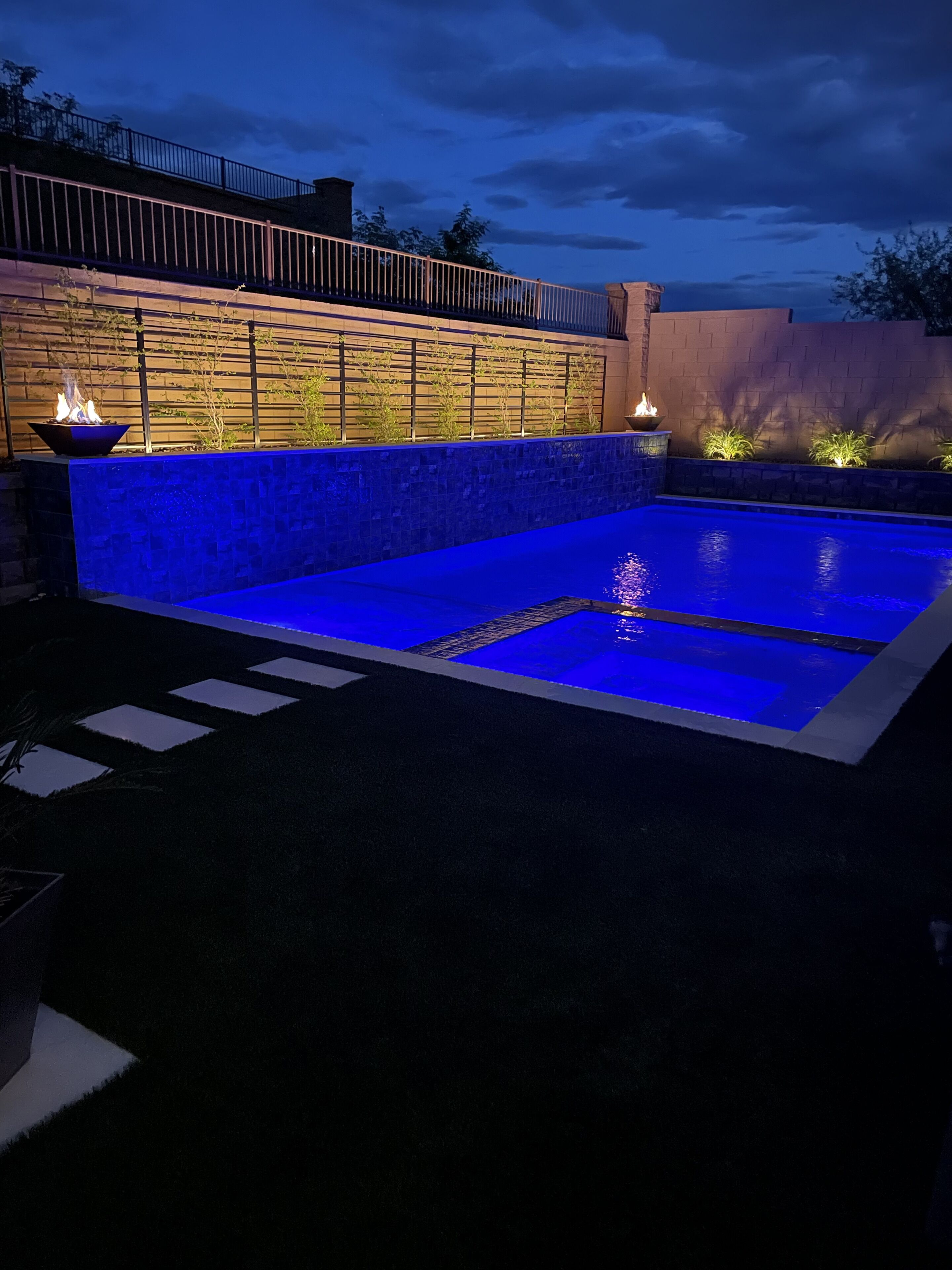 New Modern home with private pool in gated community located North Phoenix