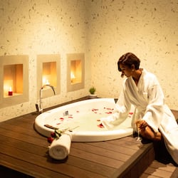 Couples treatment room(s), hot tub, steam room, body treatments