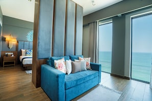 Suite Présidentielle, 2 chambres, vue mer | 2 chambres, literie hypoallergénique, minibar