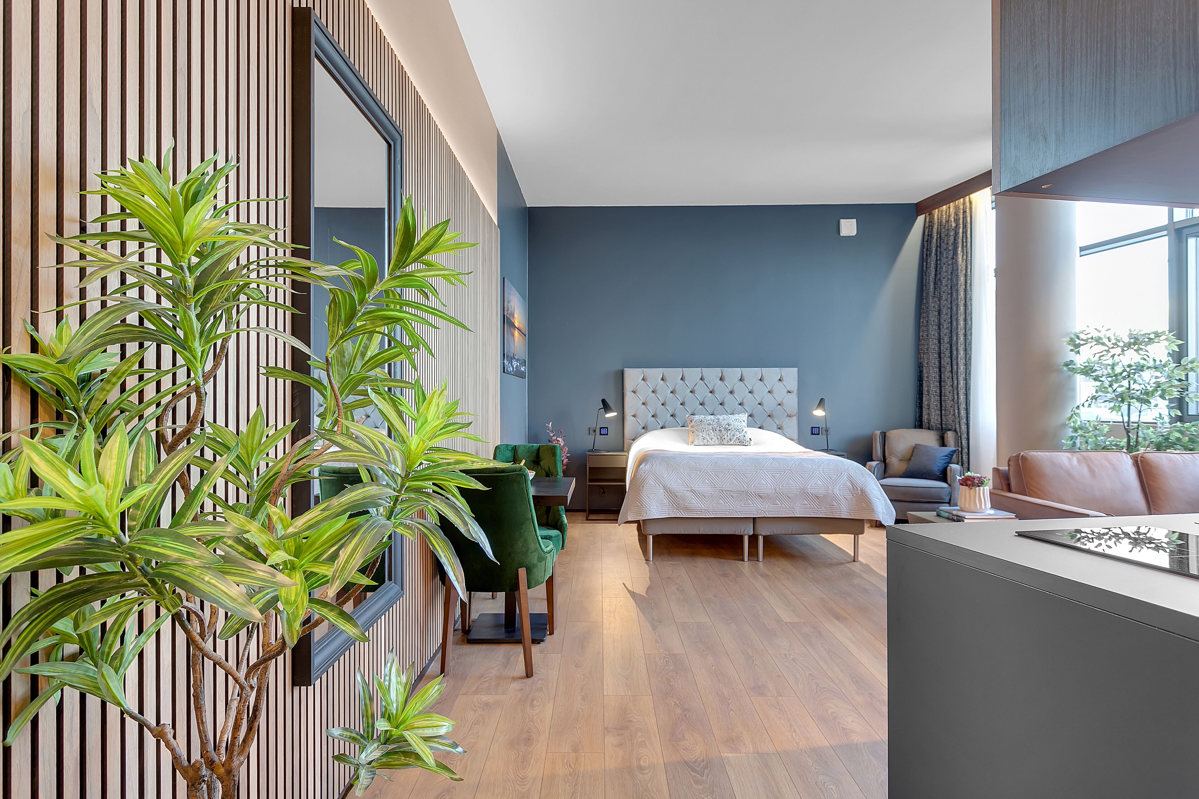 superior studio suite | in-room safe, desk, laptop workspace, free wifi