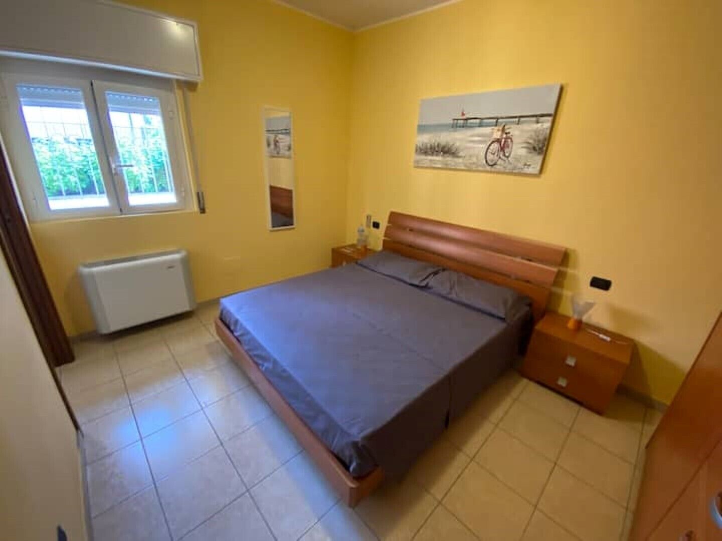 1 bedroom, iron/ironing board, bed sheets