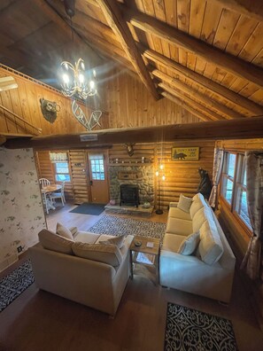 TV connectée, cheminée