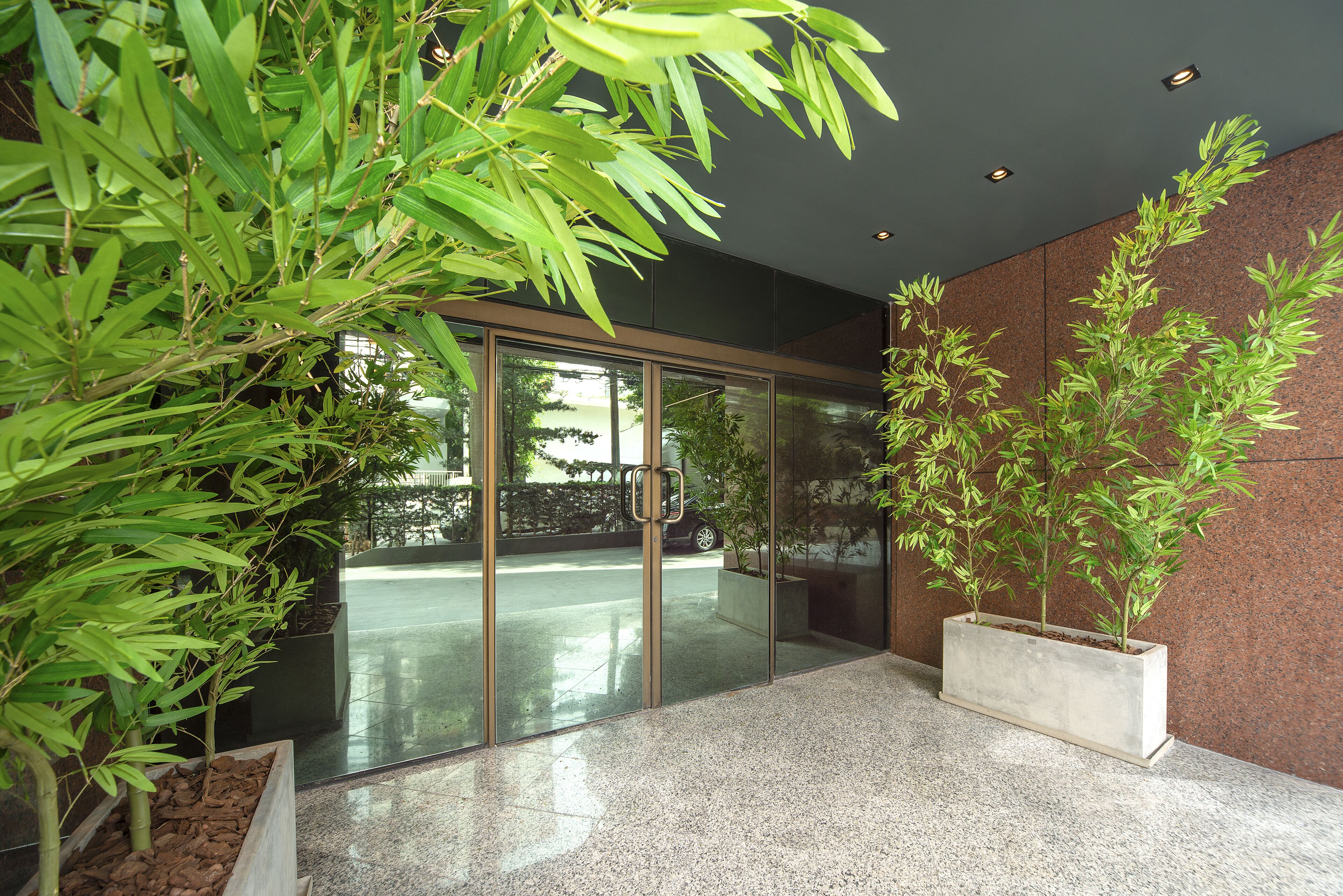 Façade de l’hébergement