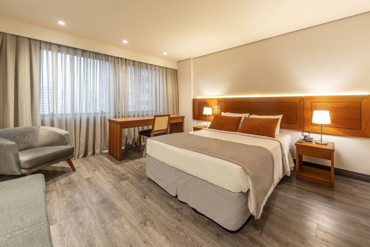 Ropa de cama hipoalergénica y minibar