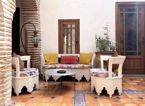 Terrace/patio - Cosy Riad 5 bedrooms with Breakfast & Terrace & Wifi â Marrakech. (Marrakesh)